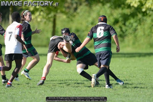 2015-05-16 Rugby Lyons Settimo Milanese U14-Rugby Monza 0938